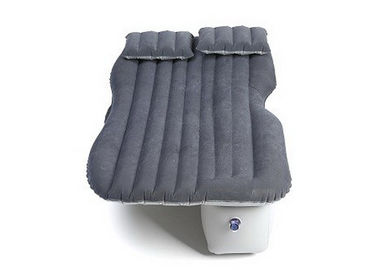 Warna abu-abu 135 * 85 * 45 CM Inflatable Car Bed PVC Lipat Air Bed Material pemasok