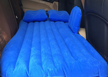 Warna abu-abu 135 * 85 * 45 CM Inflatable Car Bed PVC Lipat Air Bed Material pemasok