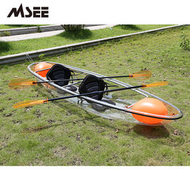 Berselancar Polycarbonate Transparan Canoe Kayak Dayung Perahu Karet Kaku pemasok