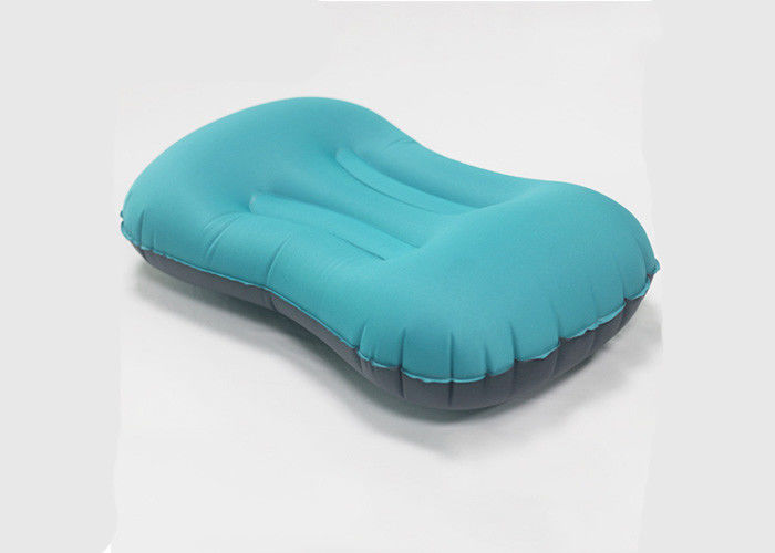 100% Polyester Tiup Perjalanan Pillow Kenyamanan Tinggi 47 * 27 * 10.  5cm pemasok