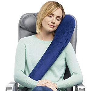 bantal perjalanan pamungkas terbaik paling nyaman busa memori penutup sisi leher dukungan tidur