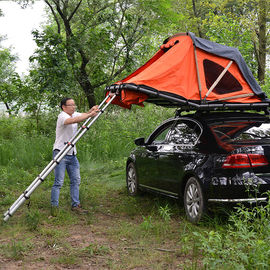 220G Polyester Canvas Car Roof Tent Ringan Aluminium Alloy Pu Coating pemasok