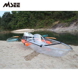 Aksesoris Bebas Plastik Bening Kayak Paddle Glass Boat Polycarbonate Dengan Motor pemasok
