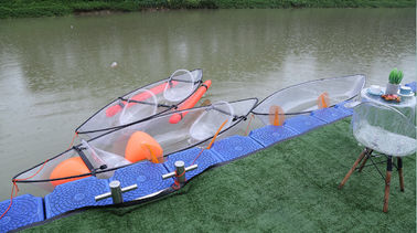 Transparan plastik transparan polikarbonat kayak bertenaga gas transparan untuk dijual pemasok
