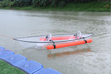 Kayak plastik transparan Polycarbonate Kayak plastik transparan untuk dua orang pemasok